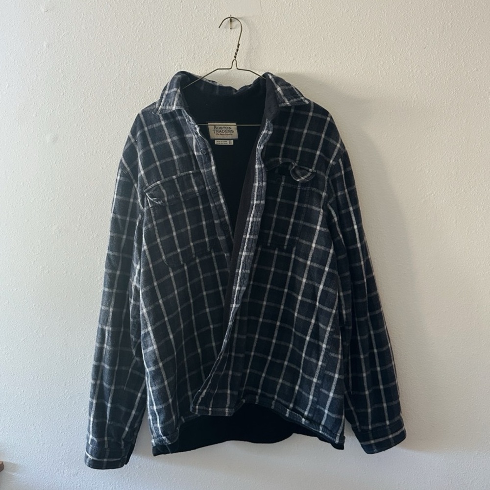 Thick Navy Flannel